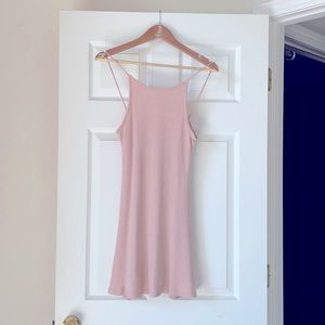 TopShop size 4 salmon pink low back min dress